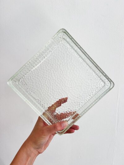 Vide poche bloc de verre design Le Corbusier