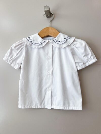 Chemisier bébé vintage Jacadi col Claudine