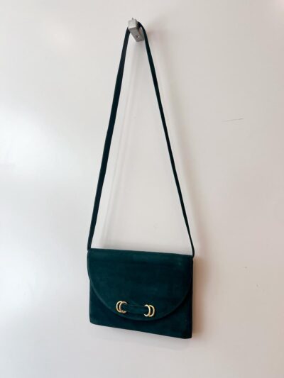 Sac à main vintage Bally daim et cuir