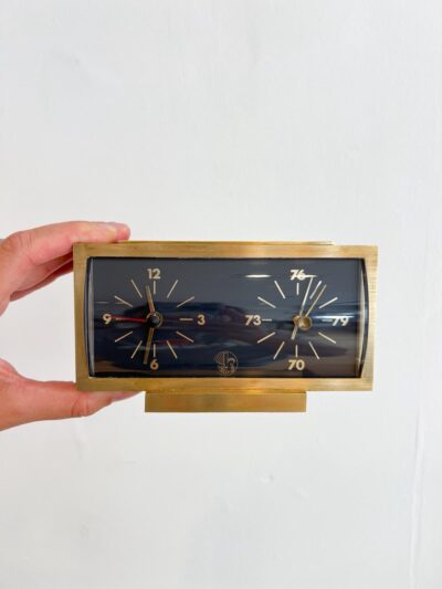 Pendule ancienne Air France Laiton