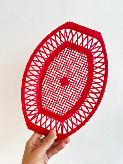 Corbeille à pain vintage en plastique