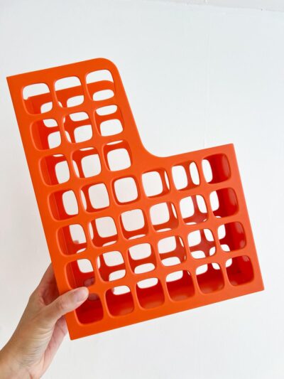 Porte document vintage Esselte orange