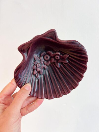 Coquillage porte savon céramique