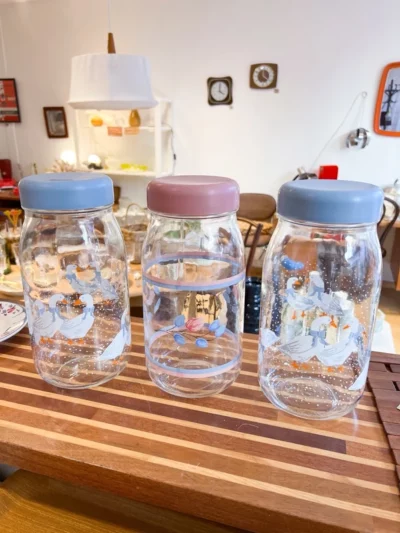 3 bocaux de conservation vintage