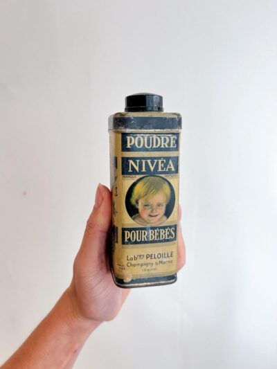 Boîte de talc ancienne Nivea