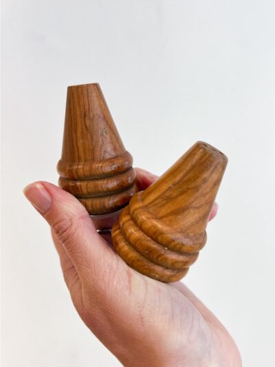 Poivrière et salière en bois d’olivier