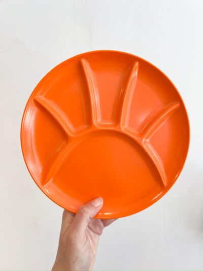 4 Assiettes à fondue vintage