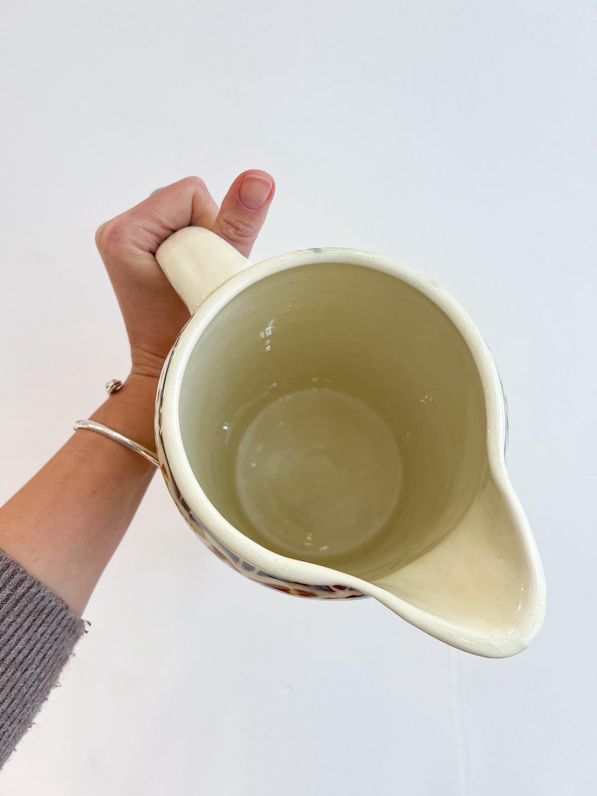 Broc ancien faïence St Amand années 30/40 – Image 2