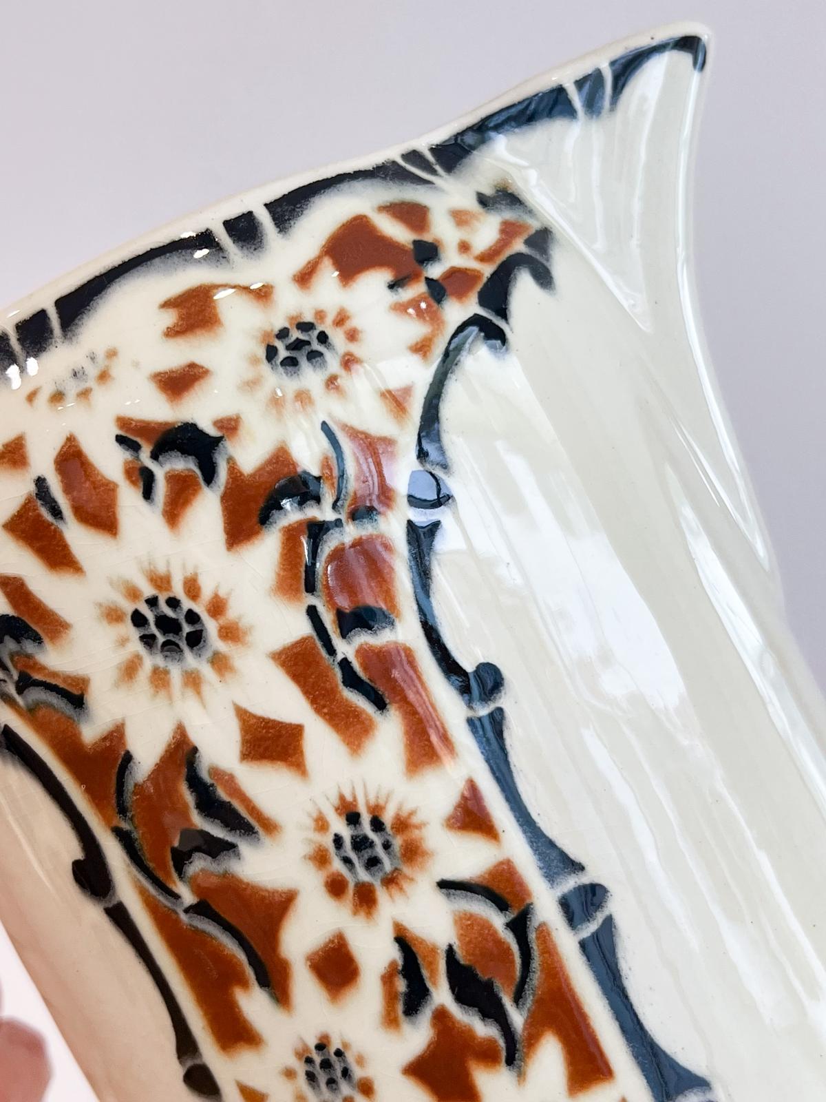 Broc ancien faïence St Amand années 30/40 – Image 3