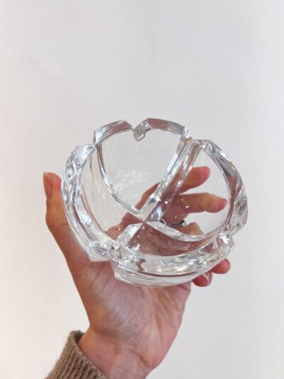 Cendrier vintage en cristal